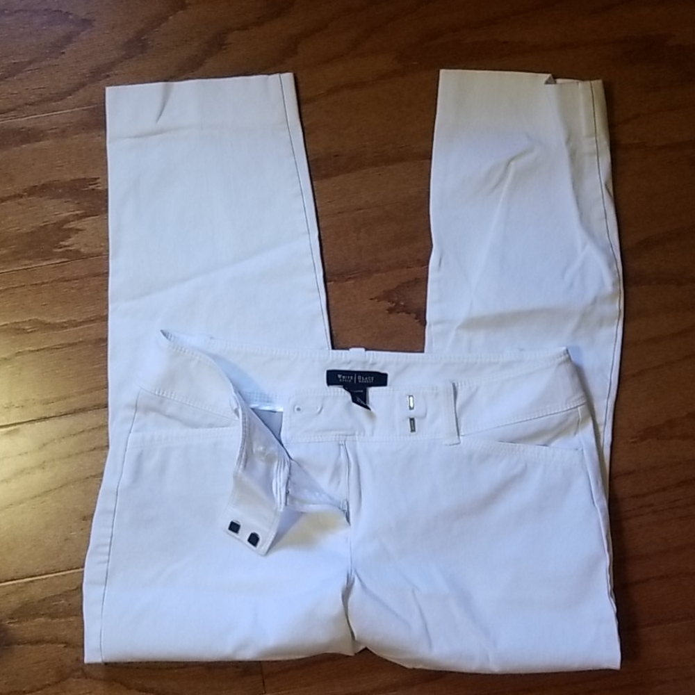 WHBM White Dress Crops